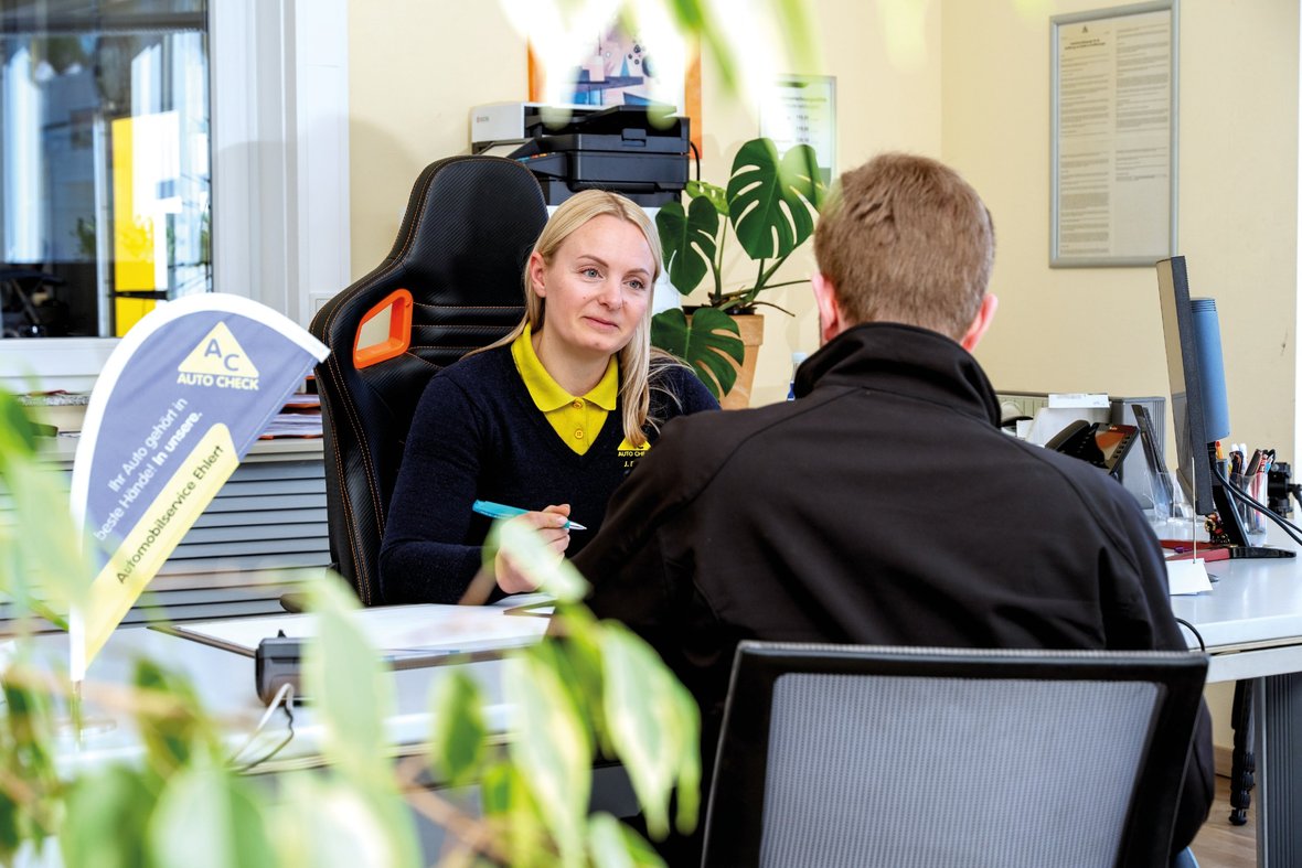 "Beratung im Büro"